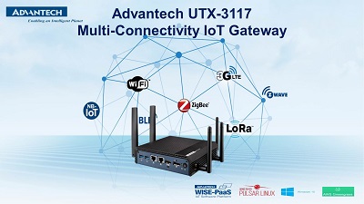 Advantech Launches Multi-Connectivity IoT Gateway UTX-3117 for IoT Applications